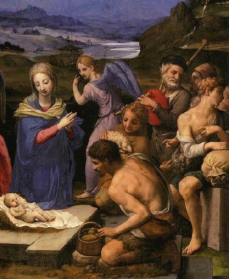 Angelo Bronzino The Adoration of the Shepherds France oil painting art
